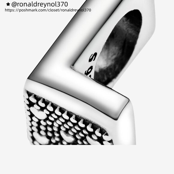 Pandora Letter L Alphabet Charm - Picture 4 of 6